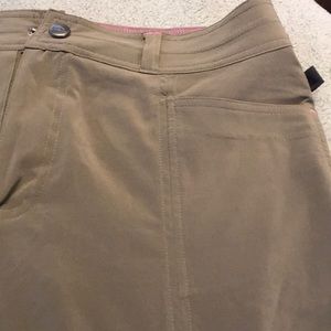 LL Bean brown skort size 12. Gently used